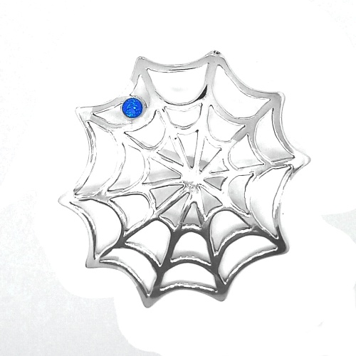 Stříbrný přívěšek pavučina zirkon spinel - P 1401 