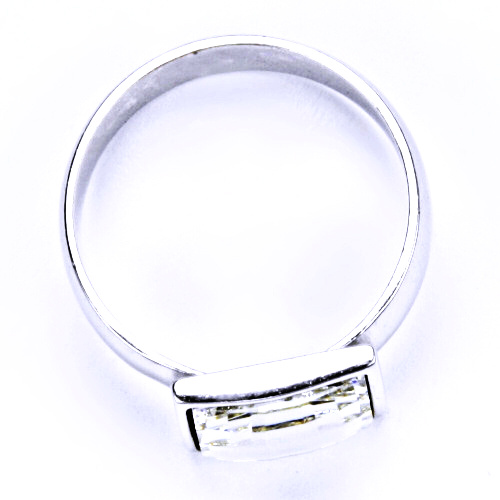 Stříbrný prsten, šperky, krystal Swarovski(čirá)T 1305