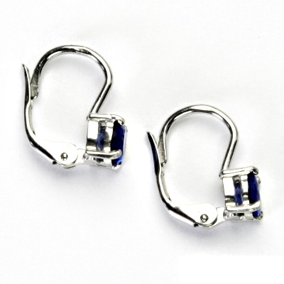 Stříbrné náušnice, zirkon spinel, náušnice se zirkony, NK 1251