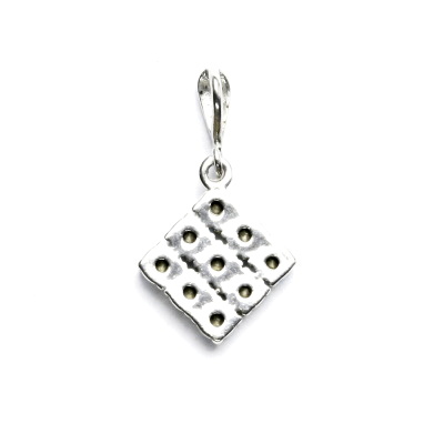 Stříbrný přívěsek, krystaly Swarovski Light turquise, P 1341/22