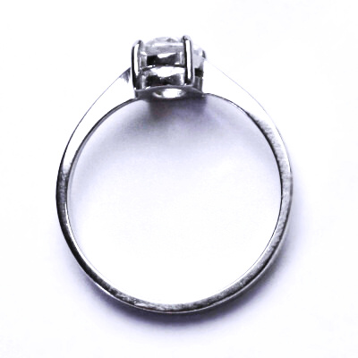 Stříbrný prsten, stříbro,přírodní křišťál,prstýnek ze stříbra, T 1245