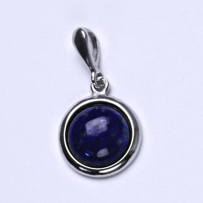 Stříbrný přívěsek,přírodní lapis lazuli,lazurit,přívěsek ze stříbra P 1452