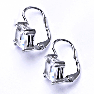 Stříbrné náušnice, přírodní křišťál,náušnice na klapku, NK 1258 