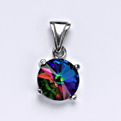 Stříbrný přívěšek se Swarovski krystalem vitrail medium Rivoli P 1188/5