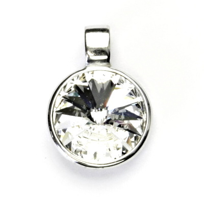Stříbrný přívěsek se Swarovski čirým krystalem, přívěšek ze stříbra, P 1372 