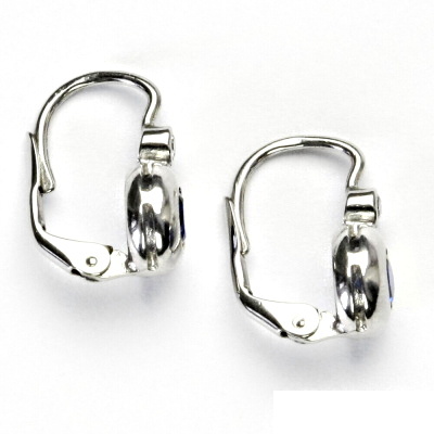 Stříbrné náušnice, zirkon spinel a čirý, náušnice se zirkony, NK 1263 