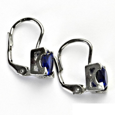 Stříbrné náušnice, zirkon spinel, náušnice se zirkony, NK 1269 