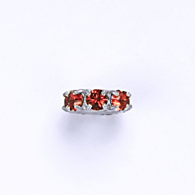 Stříbrný korálek se Swarovski paparadscha krystalem P 1371