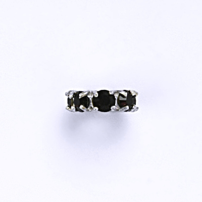 Stříbrný korálek se Swarovski garnet krystalem P 1371