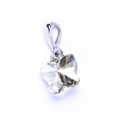 Přívěšky stříbrné s krystalem Swarovski silver shade P 1307