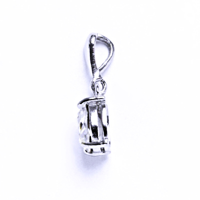 Stříbrný přívěšek,šperky, Swarovski krystal(čirý 8x6mm)P 1245/22