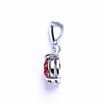 Stříbrný přívěšek,šperky, Swarovski krystal(light rose 8x6mm)P 1245/22