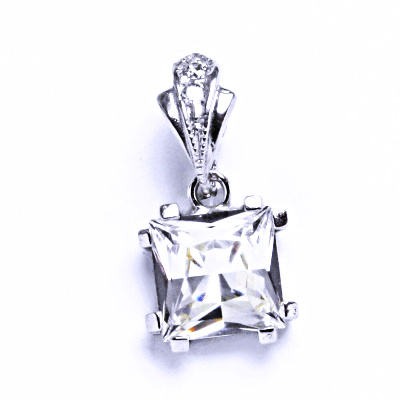 Stříbrný Přívěsek s krystalem Swarovski - čirý P 1196/1 