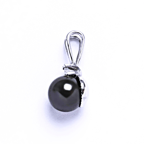 Swarovski perly 8 mm tahiti přívěsek stříbro, P 1207A 