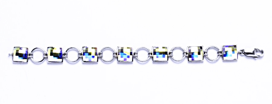 R 1305 Náramek stříbrný s krystalem Swarovski AB