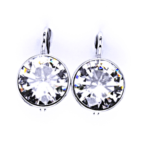 1 Náušnice s krystalem Swarovski čirý NK 1347