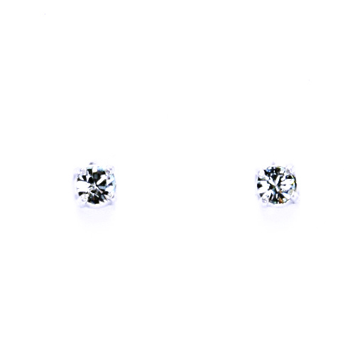 Náušnice stříbrné s krystalem Swarovski light azore NŠ 1339