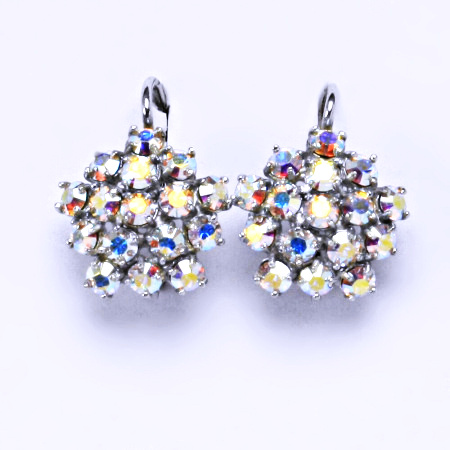 Naušnice s krystaly Swarovski AB krystal květy NK 1342