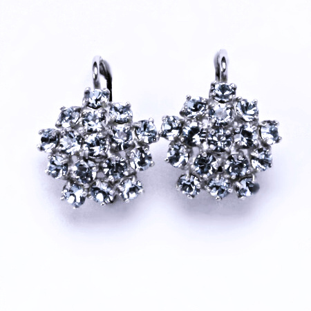 Naušnice s krystaly Swarovski Light Azore, šperk, NK 1342