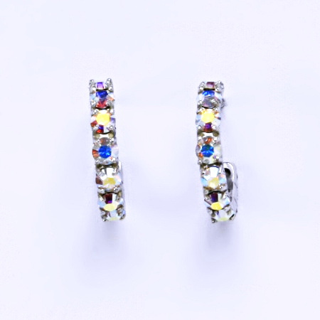 Naušnice s krystaly Swarovski AB krystal, šperk, NŠ 1340