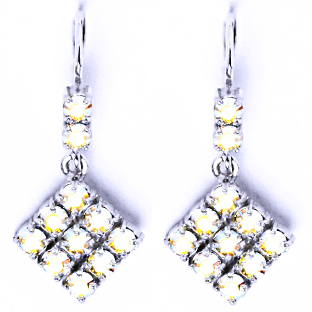 Náušnice stříbrné s krystalem Swarovski AB, šperk, NK 1341/1346