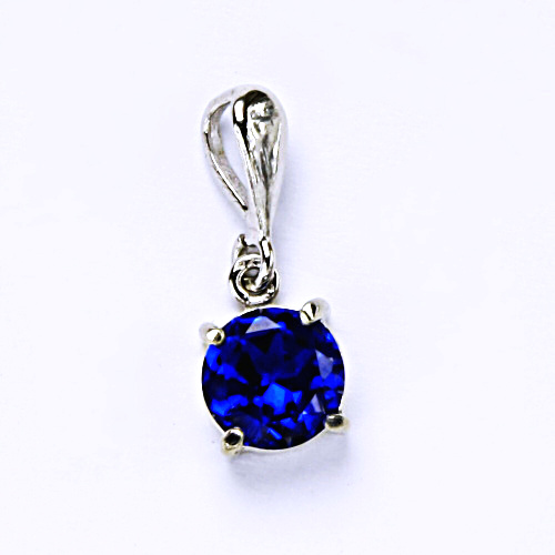 Stříbrný přívěšek, zirkon spinel, šperky se zirkony, P 1252/22 
