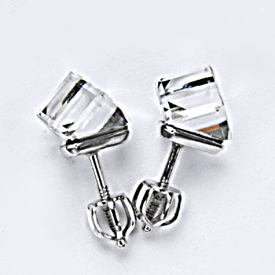 Stříbrné náušnice, Swarovski krystal,bermuda blue, šperky s krystaly, NŠ 1230 