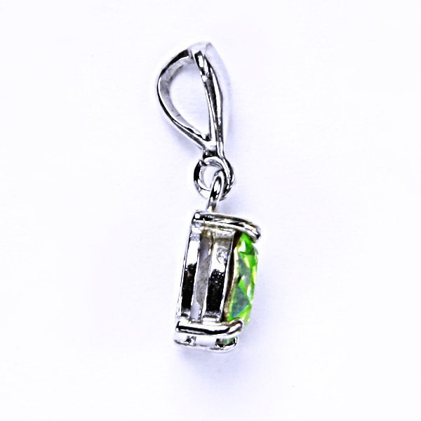 Stříbrný přívěšek, krystal Swarovski, chryzolit, šperky s krystaly, stříbro, P 1245/22