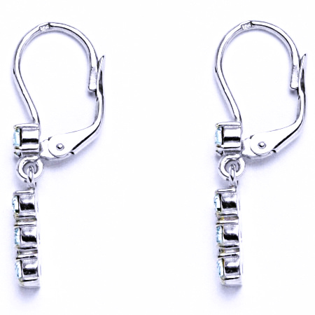 Stříbrné náušnice se Swarovski krystalem light azore NK 1339/1323