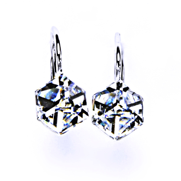 Stříbrné náušnice, krystal Swarovski, crystal, šperky s krystaly, NK 1230 