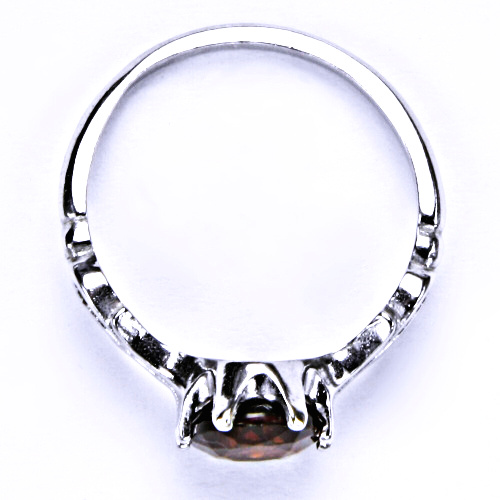 Stříbrný prsten s přírodním granátem 9x7 mm, šperky, T 1262 