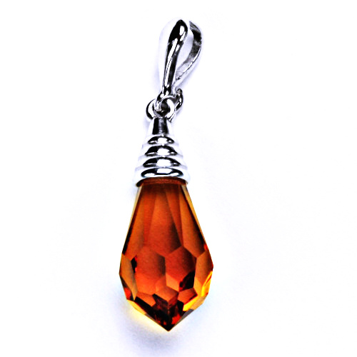 stříbrný přívěšek krystal šperky topaz, P 1200/22 
