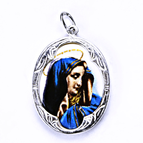 Stříbrný přívěšek - Madonka č.4, P 1013 ( MT)