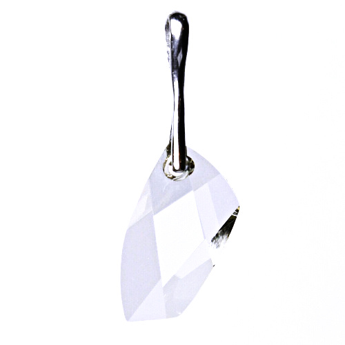 stříbrný přívěšek,šperky, Swarovski krystal silver shade