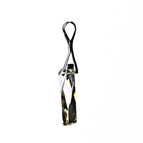 stříbrný přívěšek,šperky, Swarovski krystal silver shade