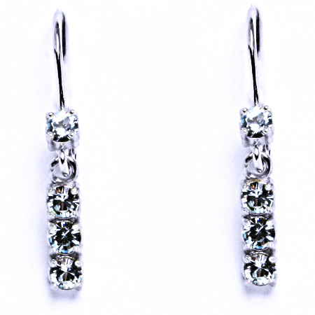 Stříbrné náušnice se Swarovski krystalem light azore NK 1339/1323