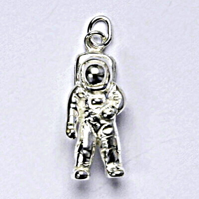 Stříbrný přívěšek, kosmonaut, přívěsek ze stříbra P 180