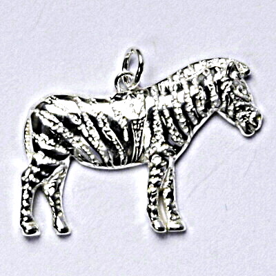 Stříbrný přívěšek, zebra, přívěsek ze stříbra P 190 