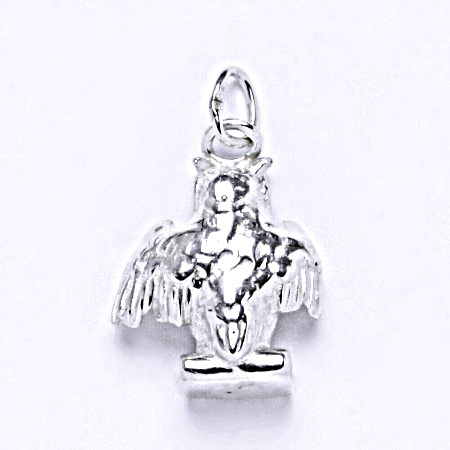 Stříbrný přívěšek. sova figurka P 912