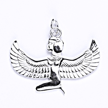 Stříbrný přívěšek, bohyně Isis, egyptský motiv, P 914