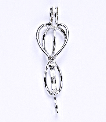 Stříbrný přívěsek klícka na perlu přání či korálek, P 957