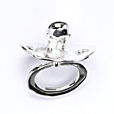 Stříbrný přívěšek dětský dudlík, přívěsek dudlík P 171