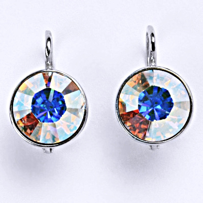 Stříbrné náušnice se Swarovski AB krystalem NK 1347