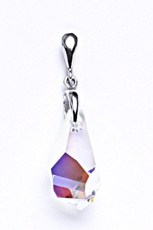 Stříbrný přívěšek s krystalem Swarovski AB crystal,šperk,přívěšek ze stříbra, P 1313/22
