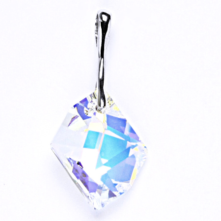 Stříbrný přívěšek s krystalem Swarovski cosmic pendant AB krystal, P 1295