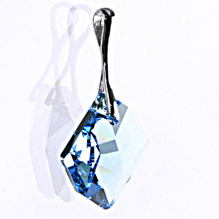 Stříbrný přívěšek se Swarovski krystalem cosmic pendant akvamarine P 1295